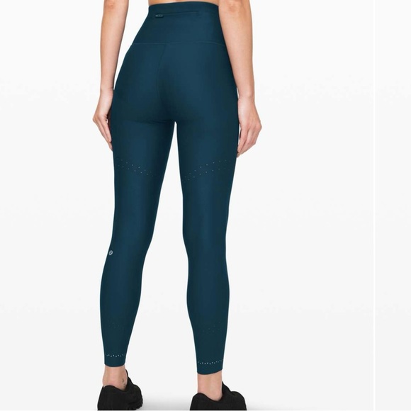 Lululemon Zoned In Tight 27" In Night Diver Size 4 - Picture 4 of 13